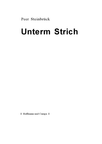 Unterm Strich