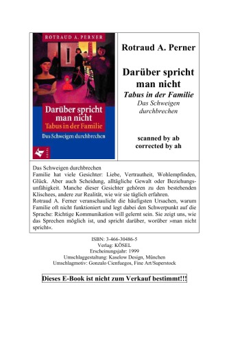 Darüber Spricht Man Nicht. Tabus In Der Familie