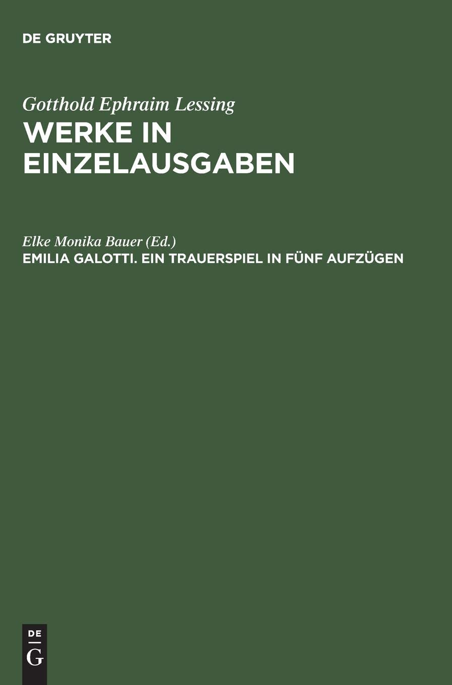 Emilia Galotti (German Edition)