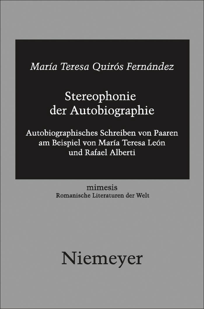 Stereophonie der Autobiographie