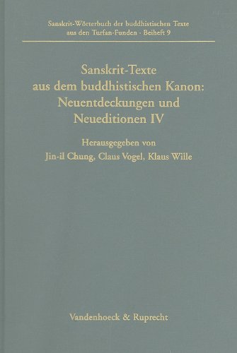 Sanskrit-Texte Aus Dem Buddhistischen Kanon