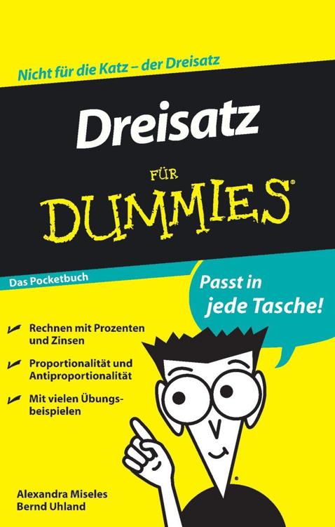 Dreisatz Fur Dummies Das Pocketbuch