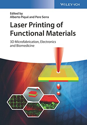 Laser printing of functional materials : 3D microfabrication, electronics and biomedicine