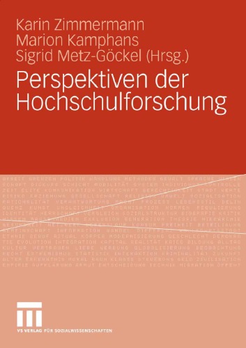 Perspektiven Der Hochschulforschung