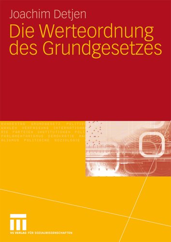 Die Werteordnung Des Grundgesetzes