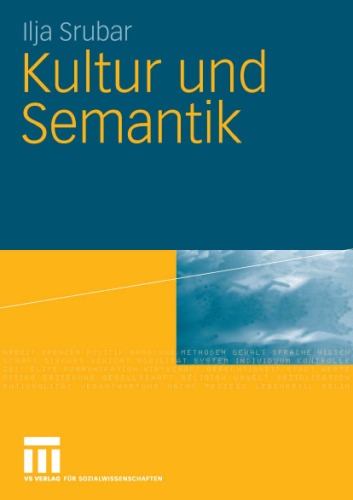 Kultur Und Semantik