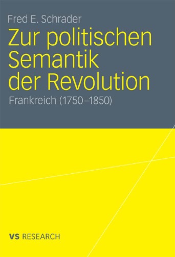 Zur politischen Semantik der Revolution