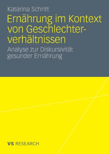 Ernahrung Im Kontext Von Geschlechterverhaltnissen