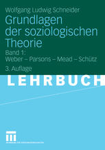 Grundlagen der soziologischen Theorie