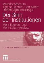 Der Sinn der Institutionen