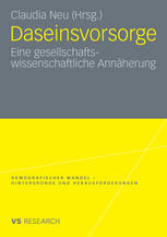 Daseinsvorsorge : Eine gesellschaftswissenschaftliche Annh̃erung