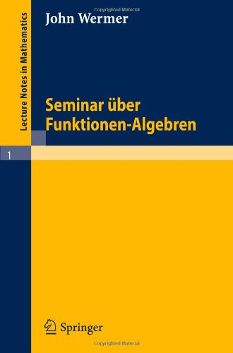 Seminar Uber Funktionen - Algebren
