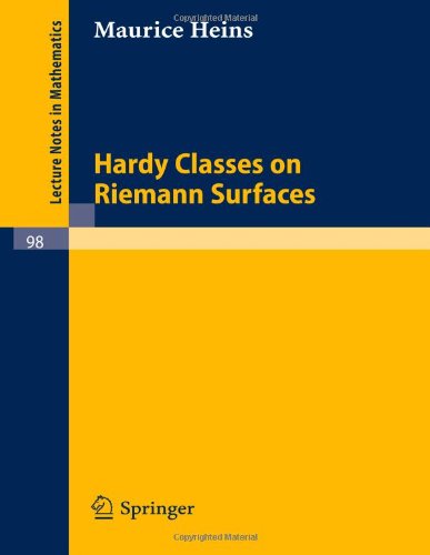 Hardy Classes on Riemann Surfaces