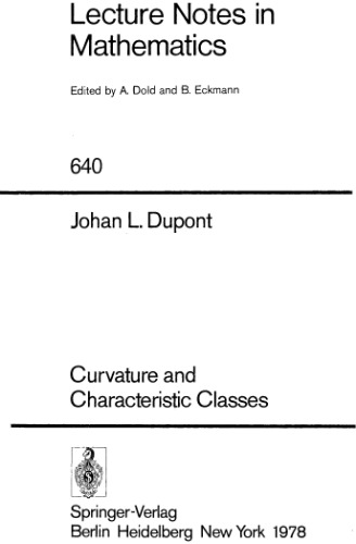 Curvature And Characteristic Classes