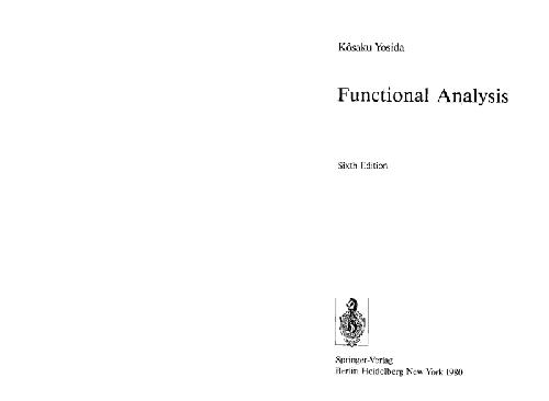 Functional Analysis