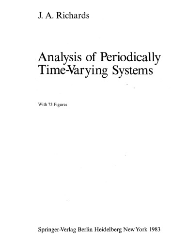 Analysis of Periodically Time-Varying Systems