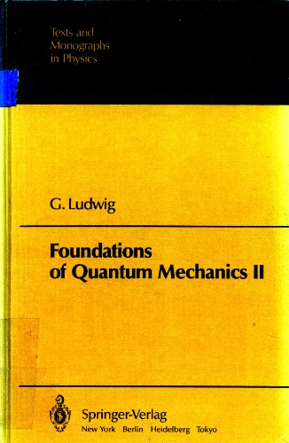 Foundations of Quantum Mechanics