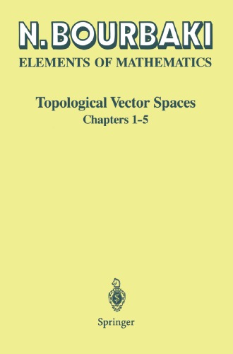 Topological Vector Spaces