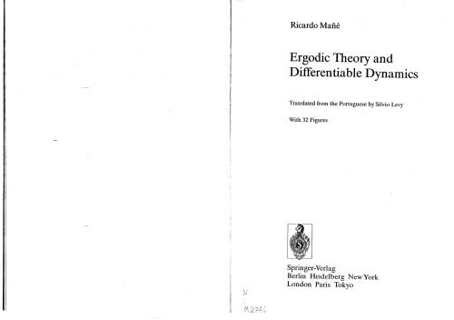 Ergodic Theory and Differentiable Dynamics