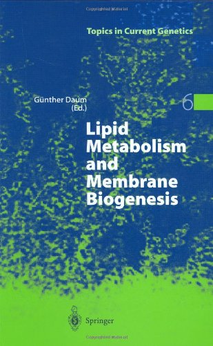 Lipid Metabolism And Membrane Biogenesis (Topics In Current Genetics)