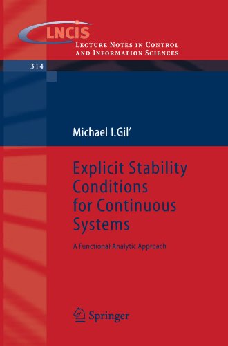 Explicit Stability Conditions for Continuous Systems