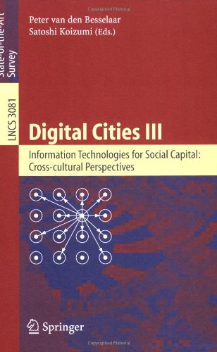 Digital Cities III. Information Technologies for Social Capital