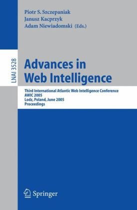 Advances in Web Intelligence