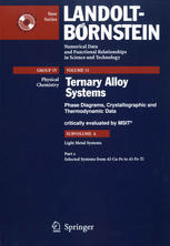 Ternary alloy systems : phase diagrams, crystallographic and thermodynamic data