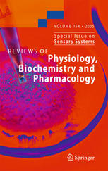 Reviews of Physiology, Biochemistry and Pharmacology, Volume 154