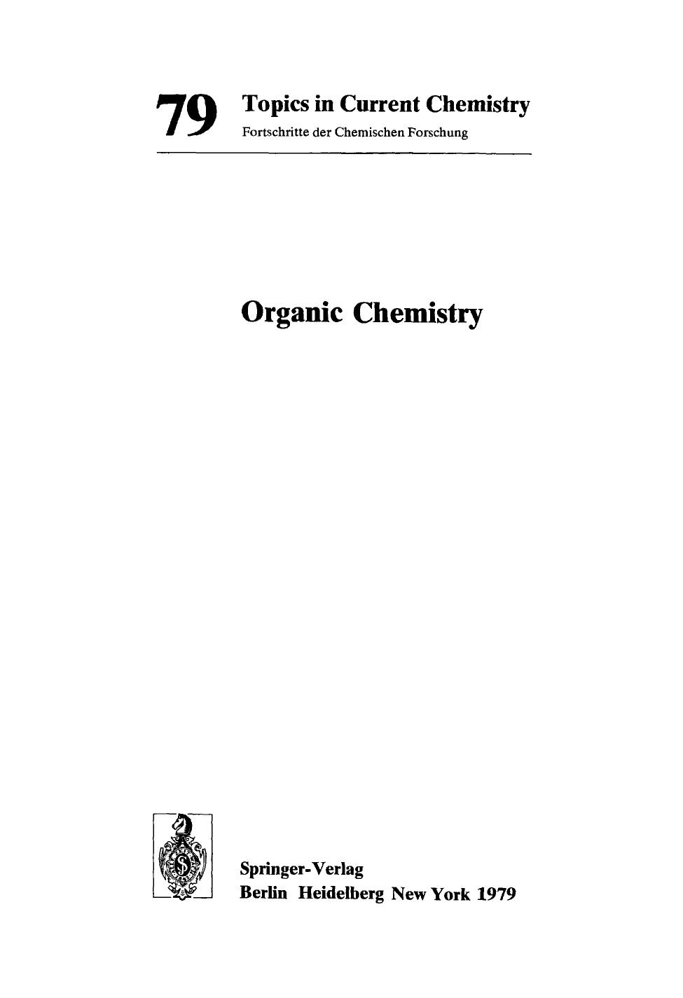 Organic chemistry