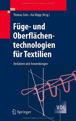 Füge- und Oberflächentechnologien für Textilien