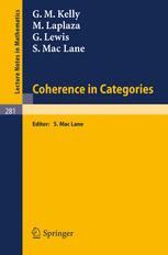 Coherence in Categories.