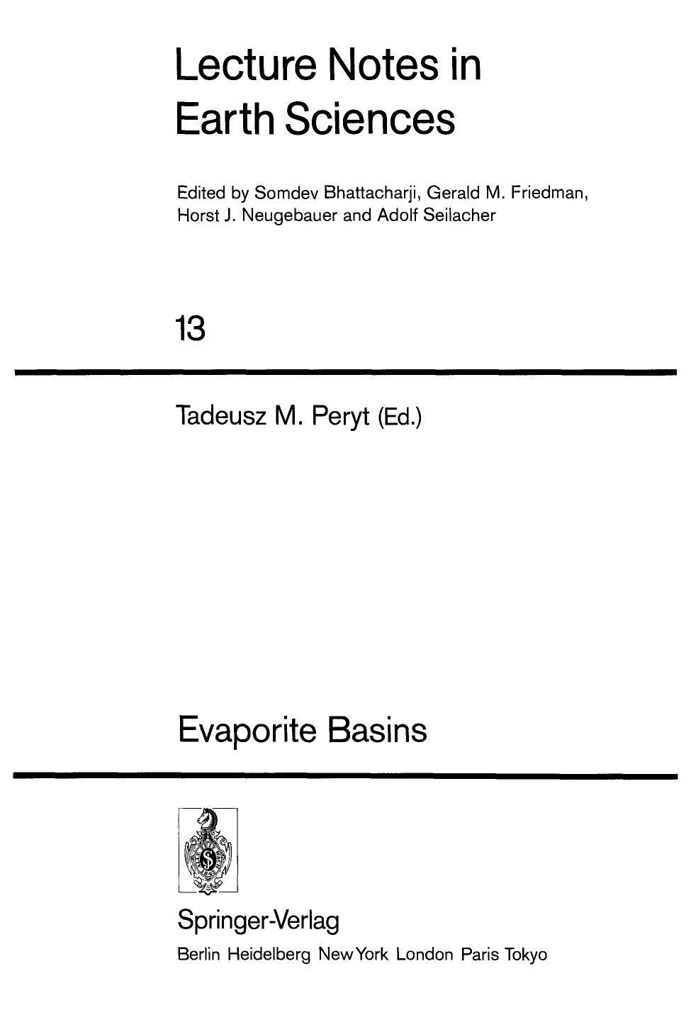 Evaporite basins