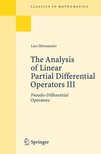 The Analysis of Linear Partial Differential Operators III