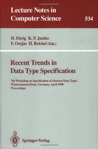 Recent Trends in Data Type Specification