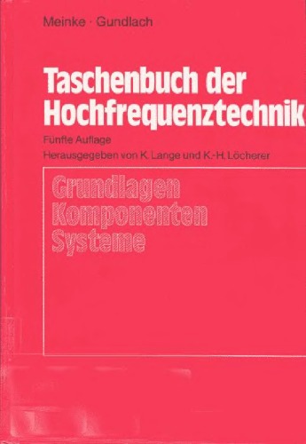 Taschenbuch Der Hochfrequenztechnik