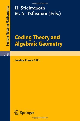 Coding Theory and Algebraic Geometry