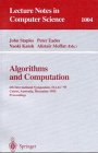 Algorithms And Computations