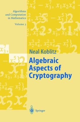 Algebraic Aspects of Cryptography