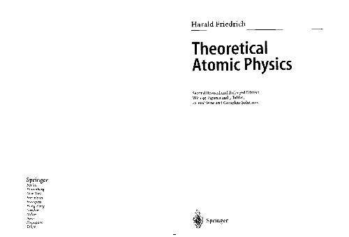 Theoretical Atomic Physics