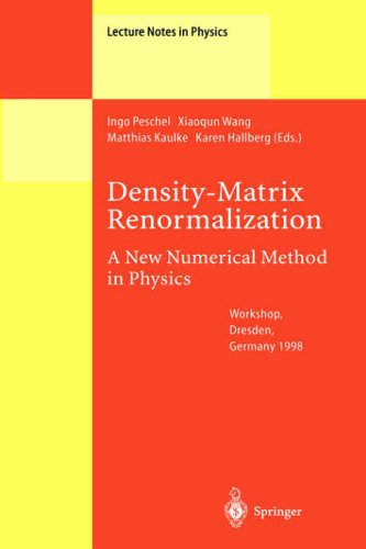 Density-Matrix Renormalization - A New Numerical Method in Physics