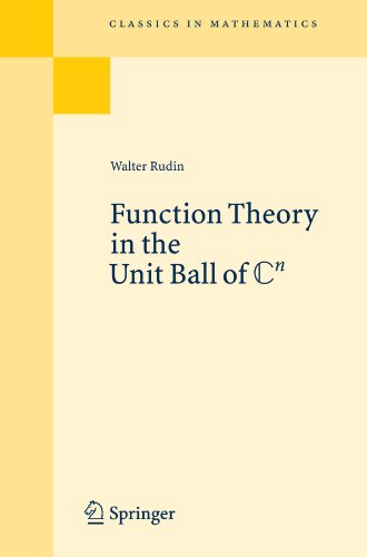 Function Theory in the Unit Ball of Cn