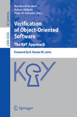 Verification of Object-Oriented Software. The KeY Approach : Foreword by K. Rustan M. Leino