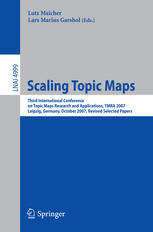 Scaling topic maps revised selected papers