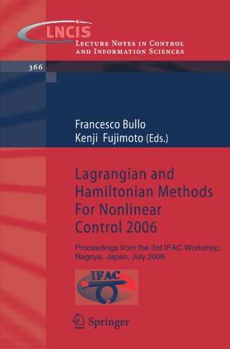 Lagrangian and Hamiltonian Methods for Nonlinear Control 2006