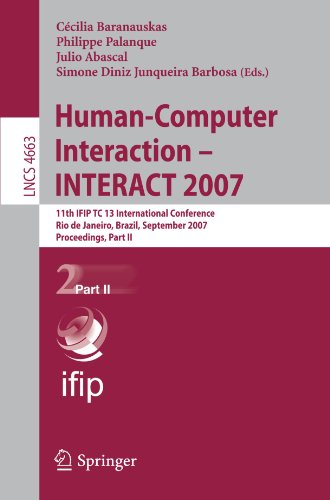 Human-Computer Interaction - INTERACT 2007