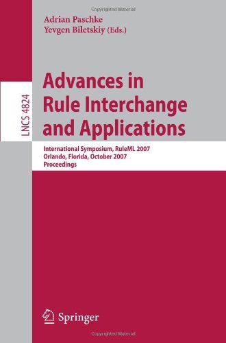 Advances in Rule Interchange and Applications