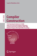 Compiler construction 17th international conference ; proceedings