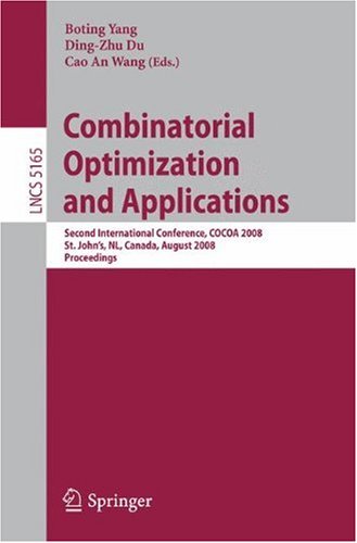 Combinatorial Optimization and Applications