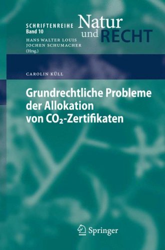 Grundrechtliche Probleme der Allokation Von Co2-Zertifikaten